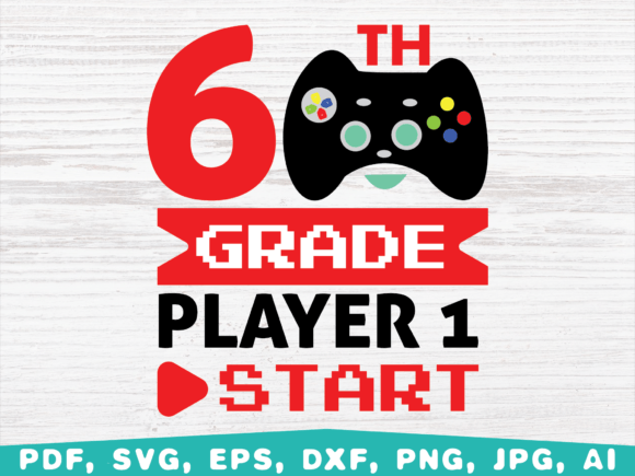 6th Grade Player1 Start Graphics for Crafts