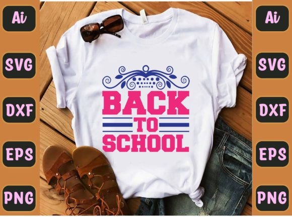 Back to School 10 Graphics for T-Shirt Designs