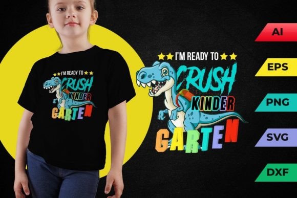 Back to School Kinder Garten Tshirt Graphics