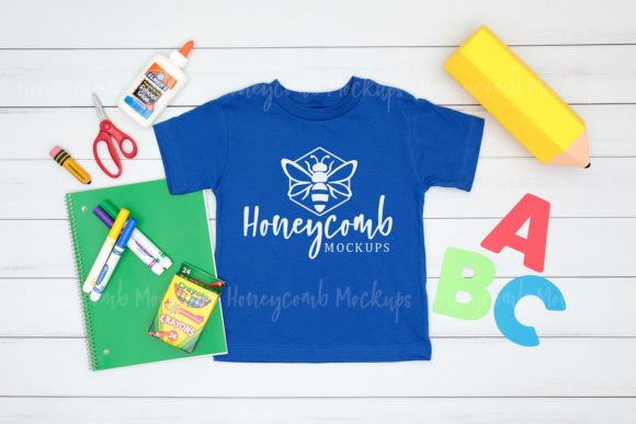 Back to School Mockup: Graphics for Baby & Creative Brands