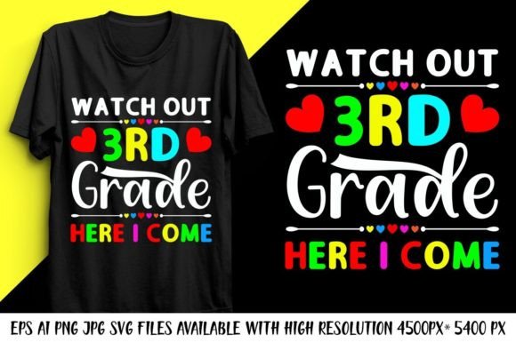 Back to School Print on Demand Shirt: Graphics & T-Shirt Designs