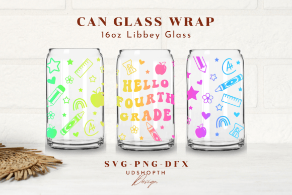 Back to School SVG Graphics & Print Templates