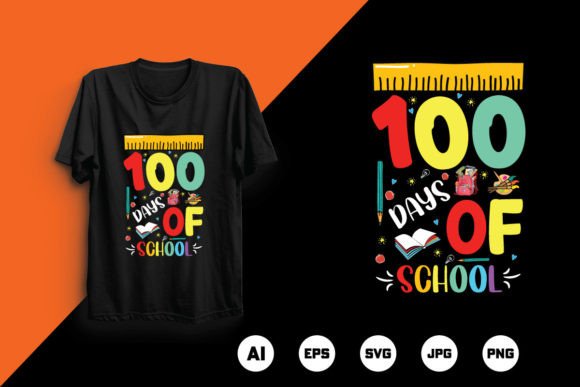 Back to School T Shirt Design Colorful