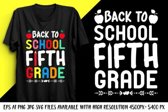 Back to School T-Shirt Designs & Graphics Vector