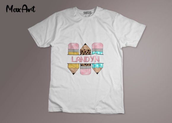 Back to School T-shirt Pencil Graphics & Print Templates