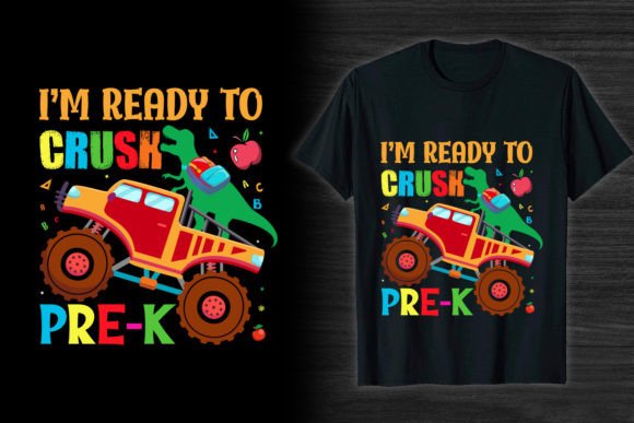 Crush Pre-K Back to School Graphics & T-Shirt Designs
