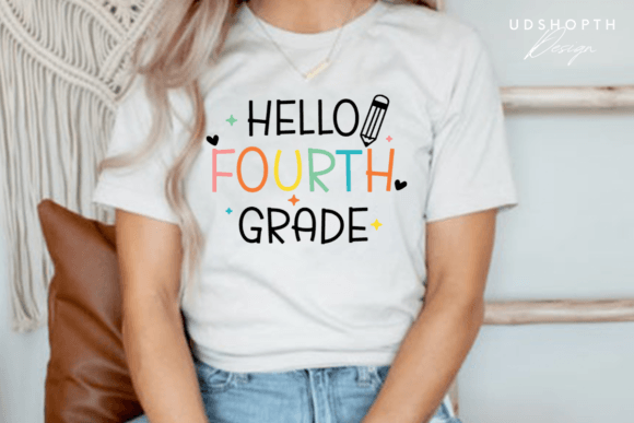 Fourth Grade SVG: Hello Back to School