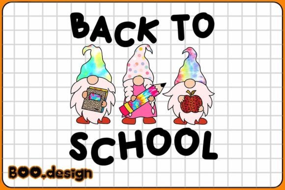 Gnome Back to School Sublimation: Crafts & Graphics