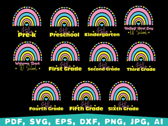 Hello School SVG: Back to School Graphics for Crafts & Content
