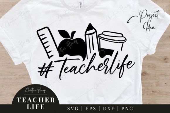 Teacher Life SVG: Back to School Graphics for Crafts
