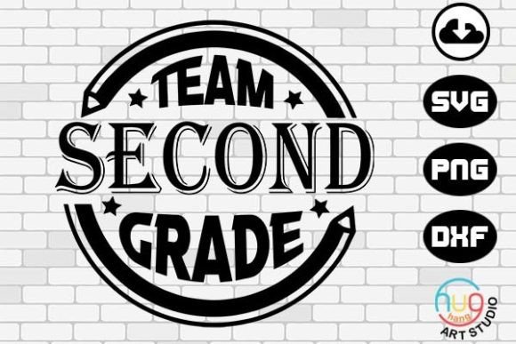 Team Second Grade Graphics for T-Shirt Designs