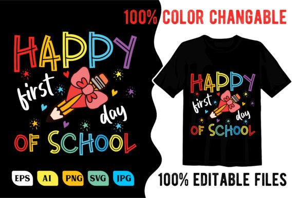Typography Creative Back to School Shirt
